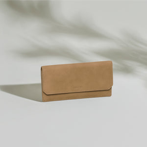 Olivia Slim Wallet - Beige