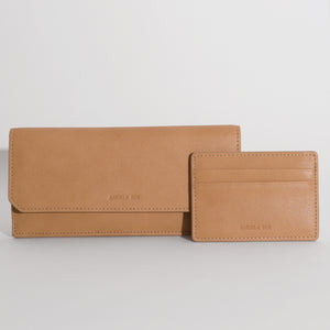 Olivia Slim Wallet - Beige