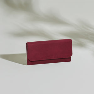 Olivia Slim Wallet - Wine