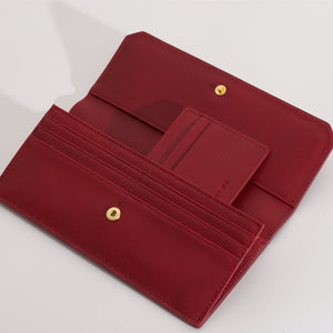 Olivia Slim Wallet - Wine