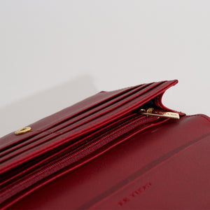 Olivia Slim Wallet - Wine