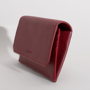 Olivia Slim Wallet - Wine