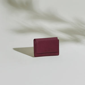 Olivia Compact Wallet - Bordeaux