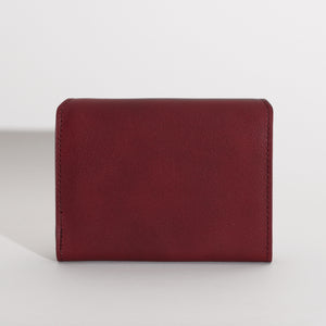 Olivia Compact Wallet - Bordeaux