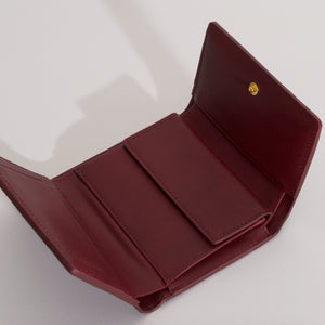 Olivia Compact Wallet - Bordeaux