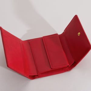 Olivia Compact Wallet - Scarlet