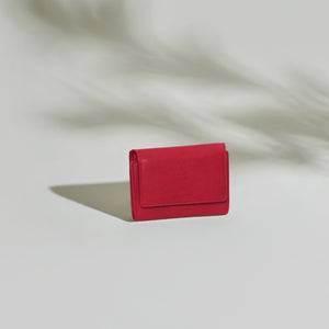 Olivia Compact Wallet - Scarlet